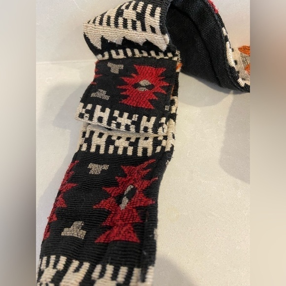 Boho Hippie Style Jacquard Zip Top Hobo Bag - Picture 10 of 11